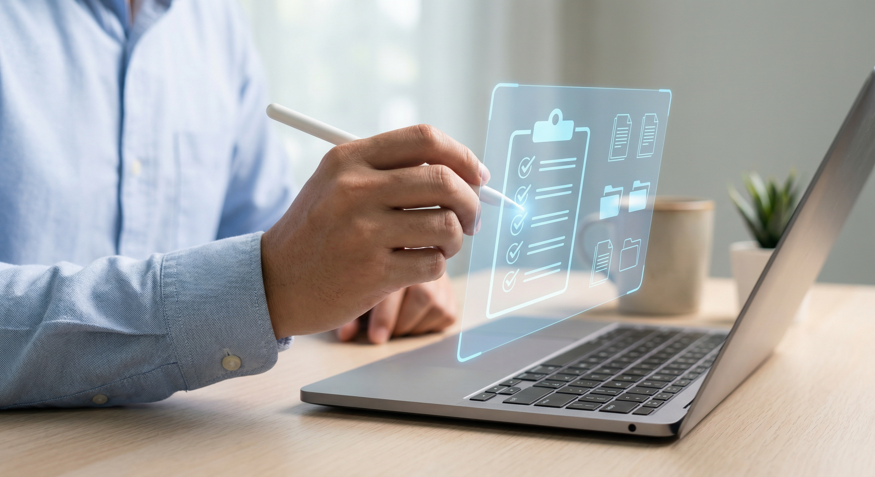 Digital interaktion med blanketter och checklistor